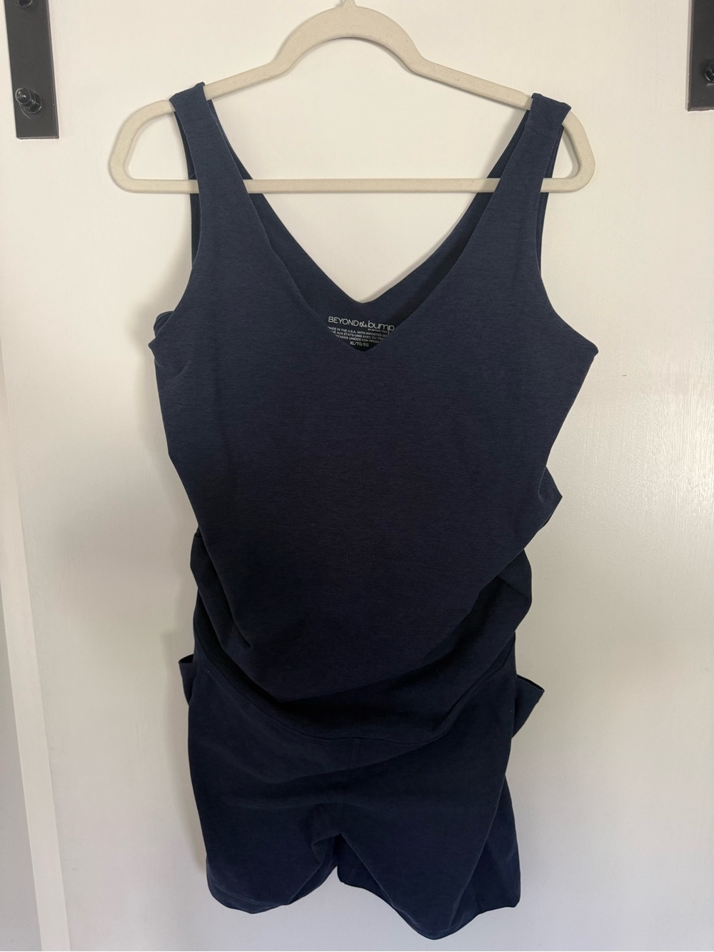Beyond the Bump Navy V-Neck Maternity Tank